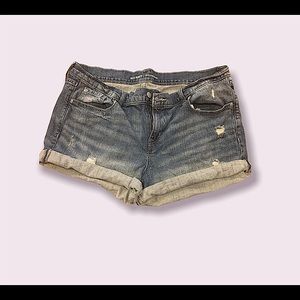 Womens Old Navy Boyfriend Style Jean Shorts Size 16
